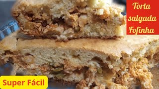 Como Fazer TORTA SALGADA SIMPLES DE LIQUIDIFICADOR/DICA Para NÃO SOLAR #tortasalgada #receitafacil