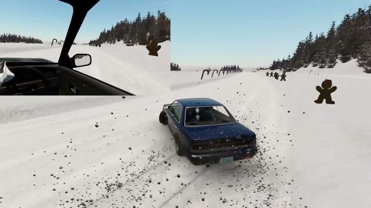 Nissan Laurel C33 Winter At Ghost Lake