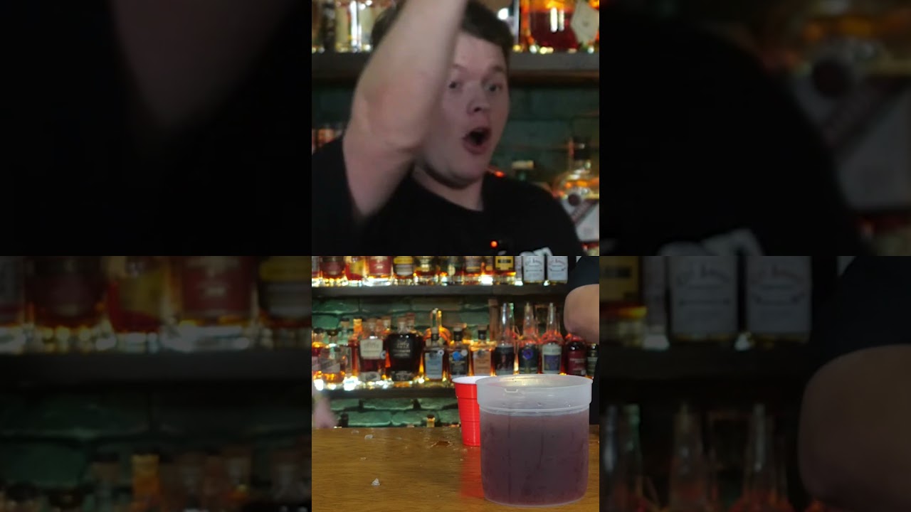 «С крыши»? Думаю, он слишком разволновался и имел в виду «потолок».