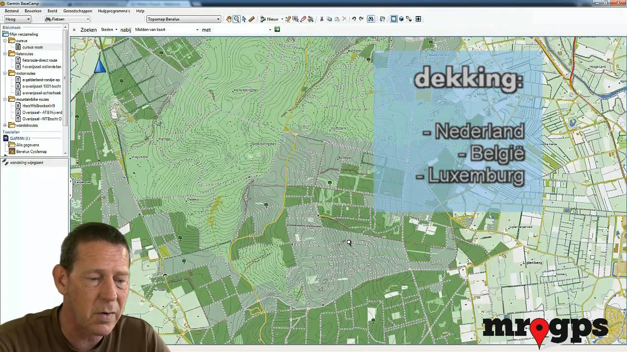 dek helikopter cafetaria De Garmin topografische kaart Benelux - kaarten voor de outdoor GPS -  YouTube