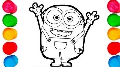 MINION Tekenen, Schilderen & Kleuren voor Kinderen en Peuters_ Kinderkunst