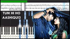 â™« Tum Hi Ho (Aashiqui 2) || Piano Tutorial + Music Sheet + MIDI with Lyrics  - Durasi: 3:43. 