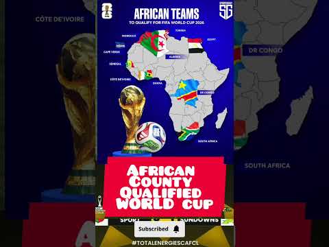 BREAKING NEWS: 10 AFRICAN COUNTRIES QUALIFIED WORLD CUP 2026#football #worldcup #shorts #sports