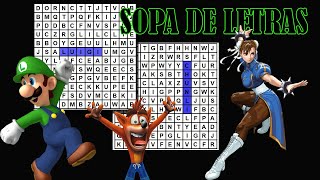Sopa de letras - personajes de videojuegos screenshot 3