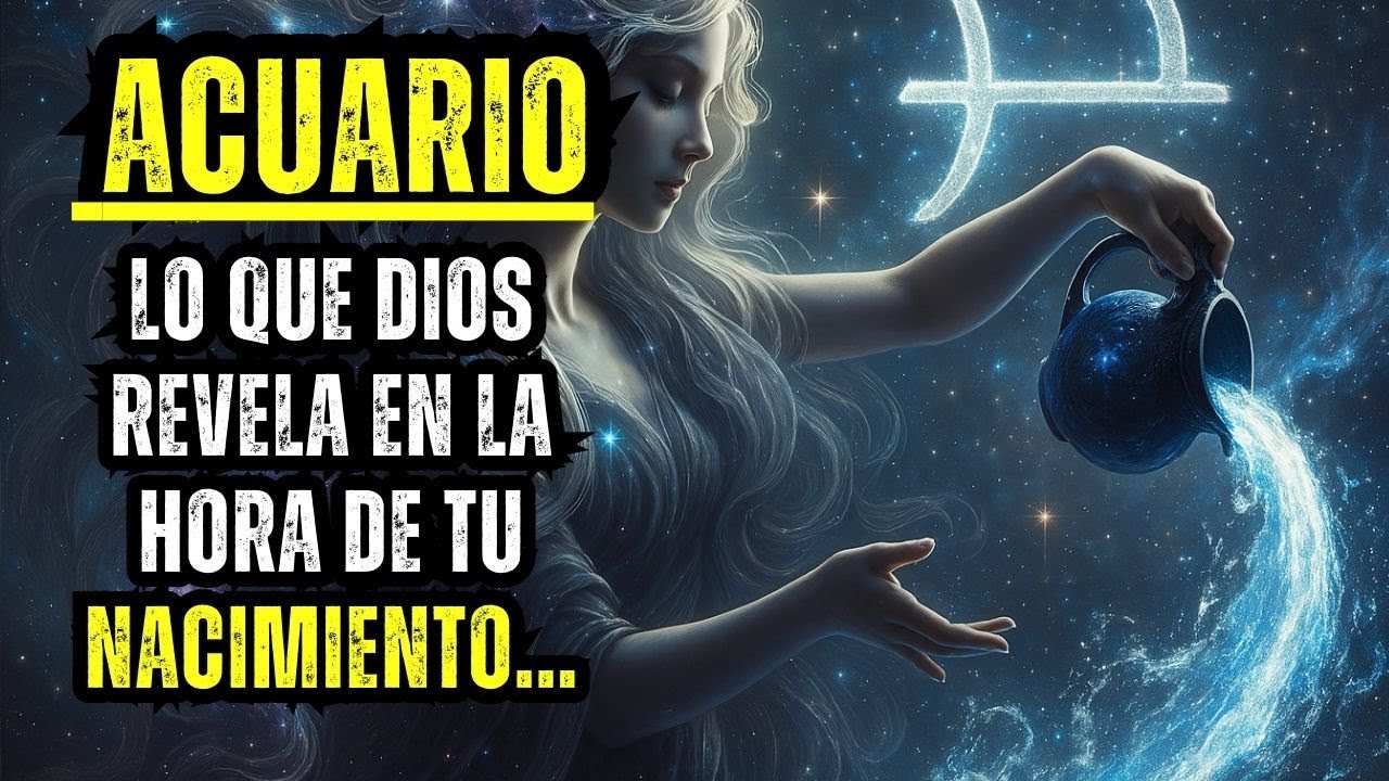 ACUARIO - LO QUE DIOS REVELA SOBRE ACUARIO EN LA HORA DE TU NACIMIENTO ...