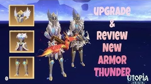 New update How to Craft  New Armor Thunder in Th | Utopia Origin #utopia #utopiaoriginpvp