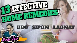 HOME REMEDIES PARA SA UBO SIPON AT LAGNAT SA BUNTIS