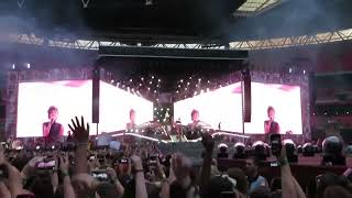 Opening of the concert at wembley stadium