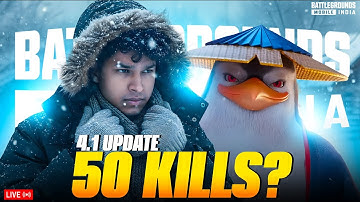AAJ 50 KILLS? 4.1 UPDATE BGMI | BGMI NEW UPDATE 4.1☠️SAMSUNG,A3,A5,A6,A7,J2,J5,J7,S5,S7,S9,A10,