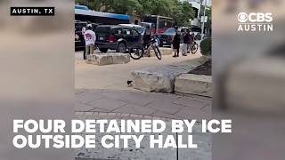 Information 4 detained by ICE outside Austin City Hall after DPS traffic stop News