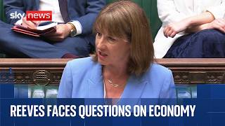 Chancellor Rachel Reeves faces Treasury Questions