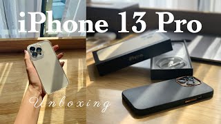 UNBOXING   iPhone 13 Pro Gold + Accessories + Camera test