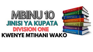 Jinsi Ya Kupata Division One Form Four|Kupata Division One Form Six|Necta #nectaonline|darasaonline/
