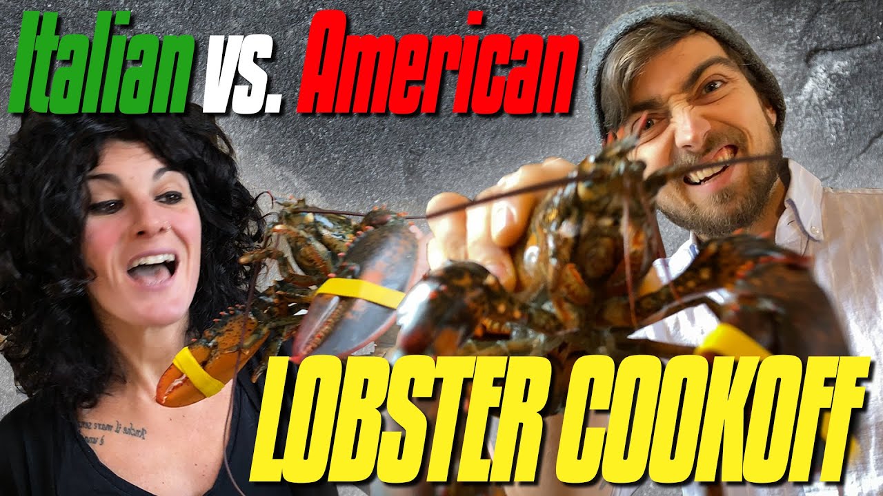 Italian vs. American Cook-Off | Maine Lobster Cooking Challenge | Pasta Grammar