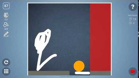 Check out how I solved level 87 in Brain It On! #BrainItOn