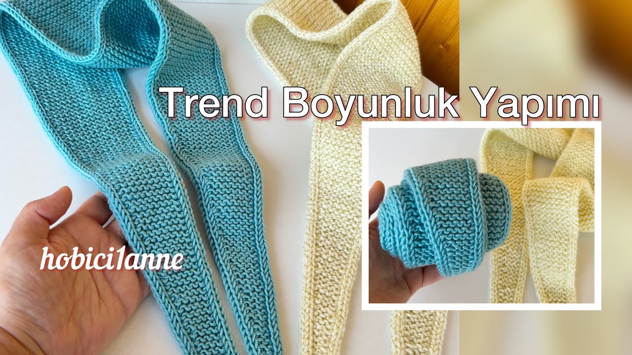 TREND BOYUNLUK (Kruvasan Atkı)-sophie scarf / Boyunda örenler ‼️ 