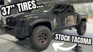 Putting 37' Tires Onto My Stock 2024 Toyota Tacoma by TRD JON 40,735 views 1 month ago 13 minutes, 37 seconds