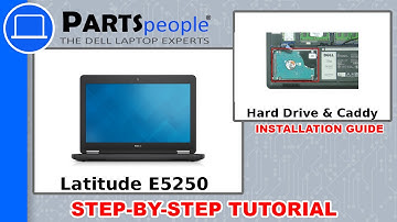 Dell Latitude E5250 (P25S001) Hard Drive & Caddy How-To Video Tutorial
