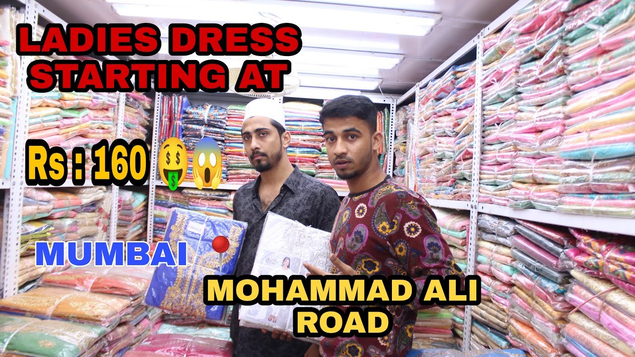 MOHAMMED ALI ROAD CHEAPEST LADIES MARKET | BHENDI BAZAAR MUMBAI 2021  |#CROWFORDMARKET #PYDHONIE - YouTube