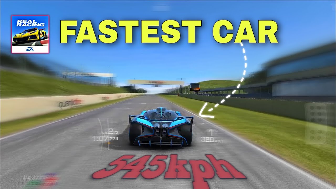 Real Racing 3 Driving the Fastest Car! New World Record Speed (545 kph Real Racing 3 Driving the Fastest Car! New World Record Speed (545 kph