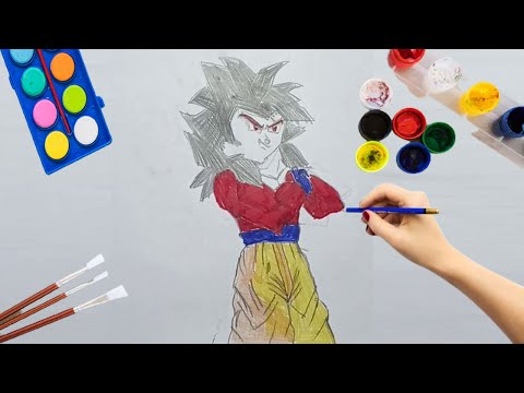 Super Saiyan 4 Goku  Dragon ball art, Dragon ball painting, Dragon ball  super artwork