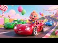 Zoom Zoom Race Car | Fun Baby Rhyme for Toddlers | Learn 123 &amp; Colors