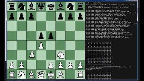 Chess test game. SDL2, OpenGL, C++, StockFish