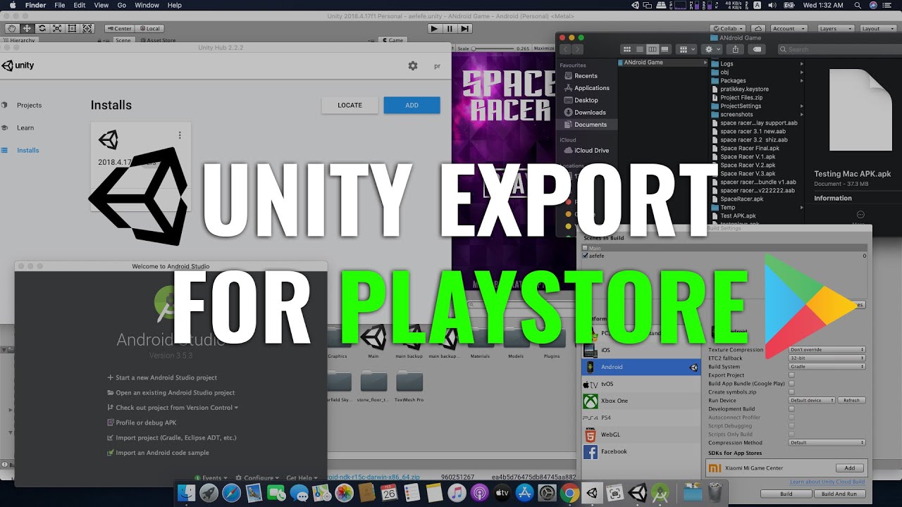 How to Export Unity Project as Android APK for Play Store - YouTube