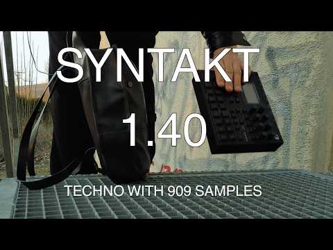 Elektron Syntakt 1.40 SAMPLES ! 909 #techno