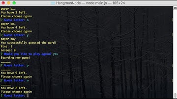 Hangman Node Game