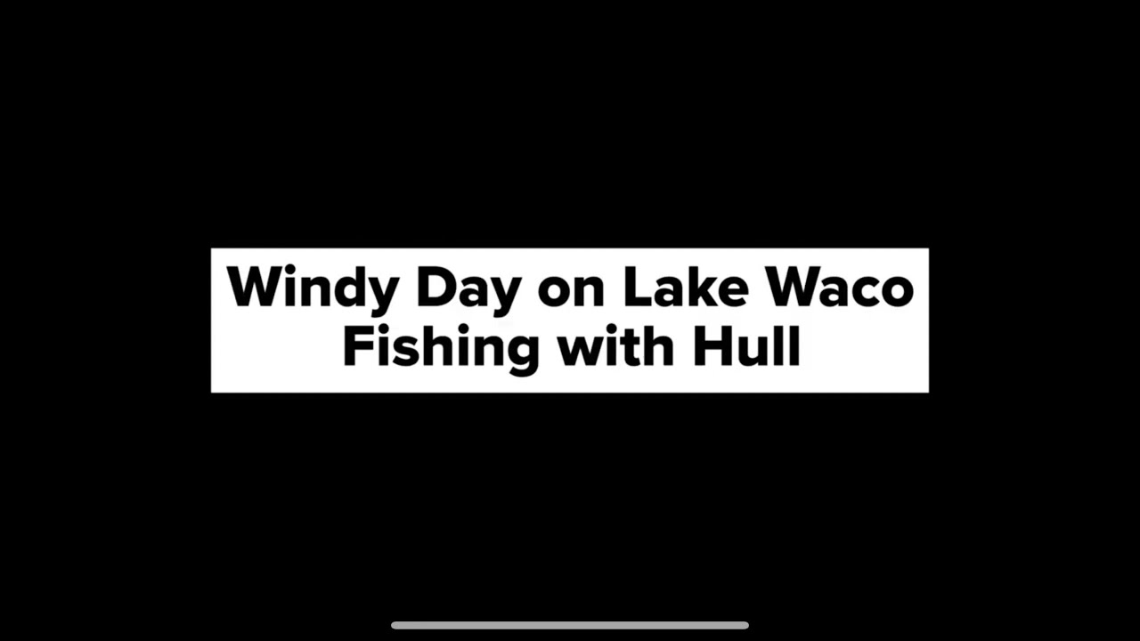 Lake Waco bass fishing
