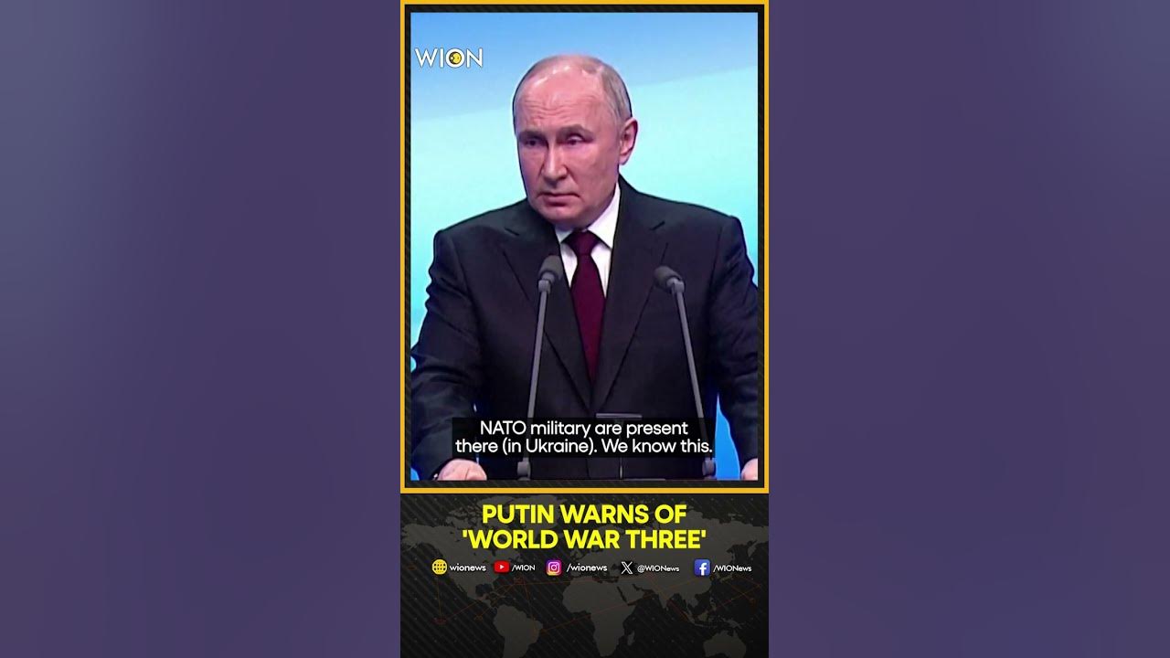 Putin warns West of World War three after claiming landslide win in elections  | WION Shorts