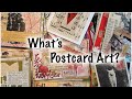 What is postcard art?