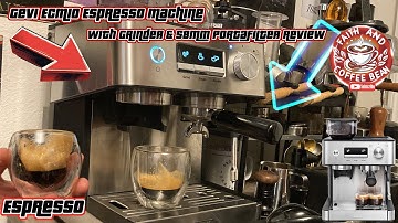 Gevi All in One Espresso Machine ECMI0-SS0A1 Unboxing 58 mm commercial size Portafilter with Grinder