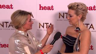 Backstage at the NTAs with Sheridan Smith