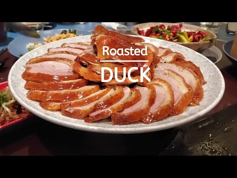 Roasted Duck | Sliced Peking Duck infront of You #food