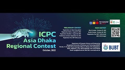 ICPC Dhaka Regional Contest 2021 ||BUBT