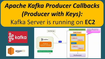 Apache Kafka Producer Callbacks (Producer with Keys) example with Kafka Server is running on EC2