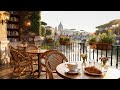 Beautiful Winter Jazz Café ❄️ Soft Piano and Coffee Shop Ambience for Study & Work