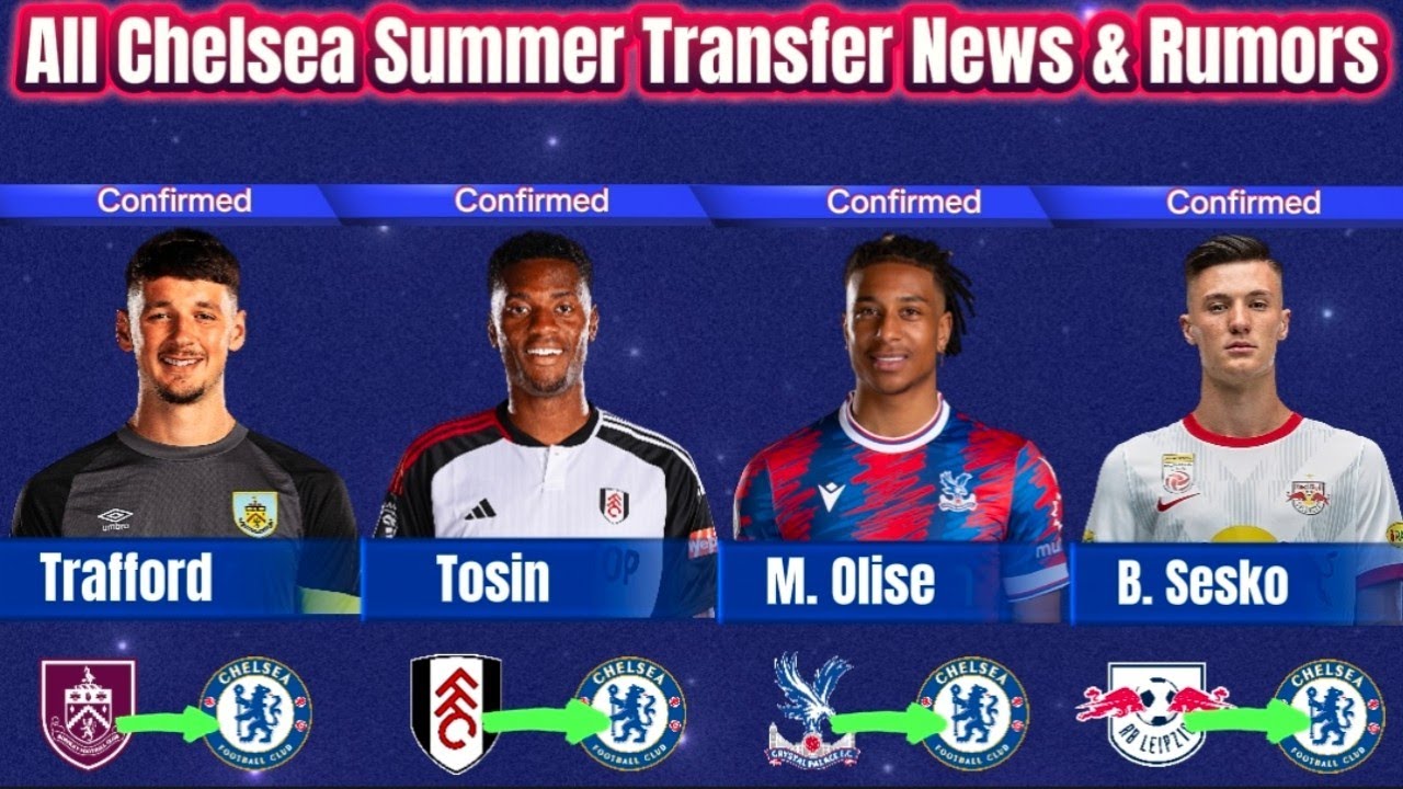 SEE TOP 10 CHELSEA CONFIRMED LATEST TRANSFER NEWS & RUMORS | TRANSFER ...