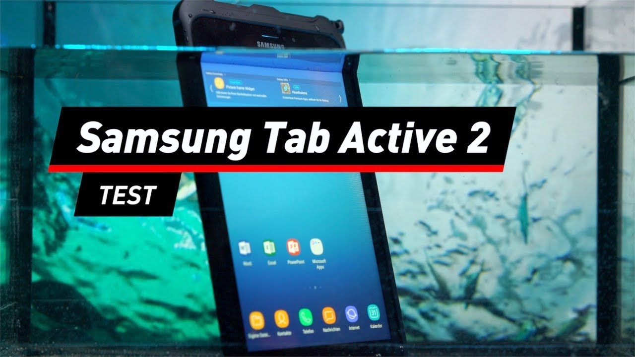 Samsung Galaxy Tab Active 2 im Test: Unter Wasser arbeiten?  YouTube