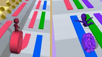 Layers Roll Gameplay All Levels iOS,Android Walkthrough Mobile Game New Alltrailer Mix Level 13-14