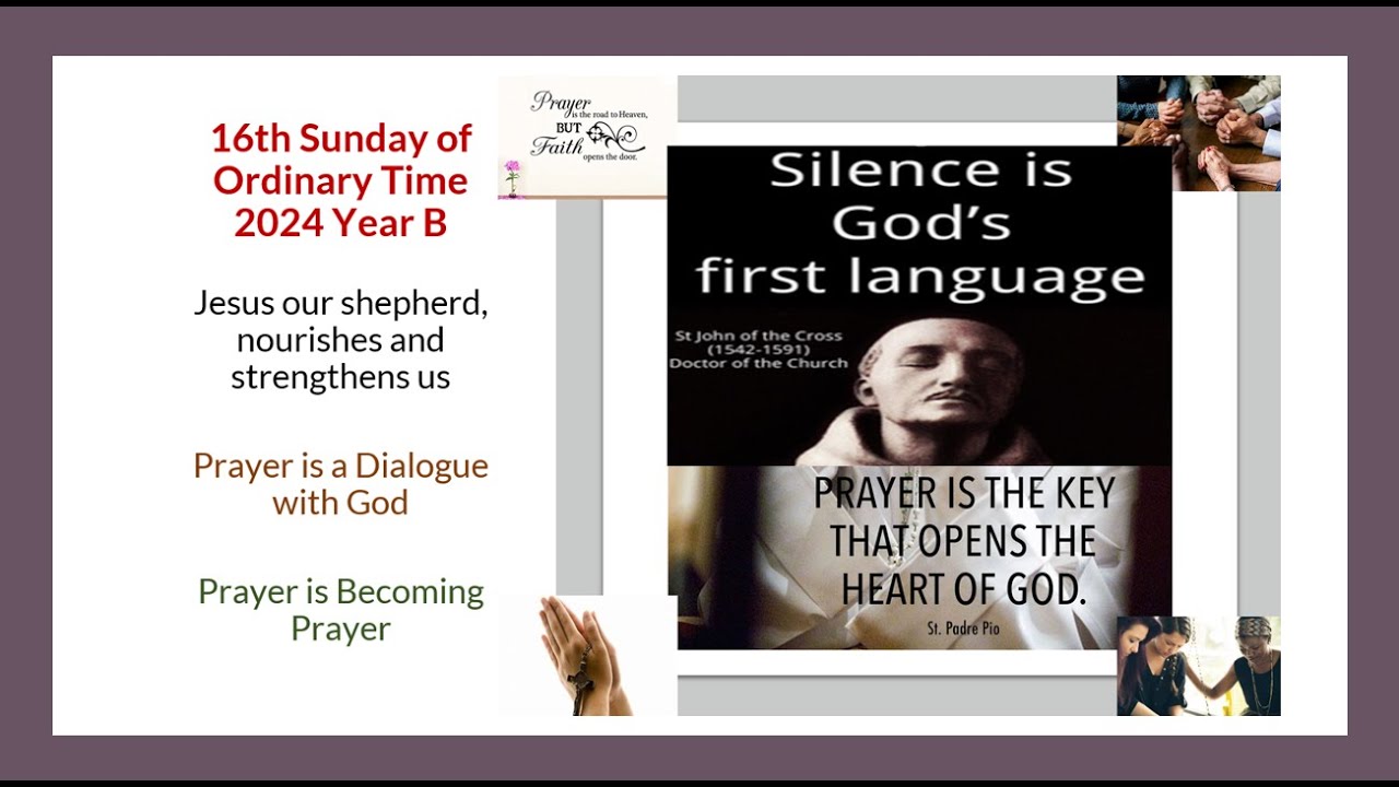 16th Sunday in Ordinary Time 2024 Year B Fr A Paul Homily (21st July ...