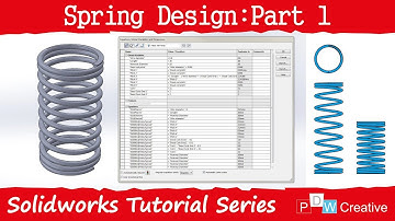 Spring Design using Configurations in Solidworks - Part 1