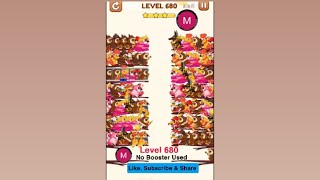 #bird #sort 2 #color #puzzle #level 680 #birdsort #colour #gaming #viral #trending #shorts #solution screenshot 5