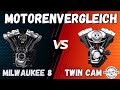 Independent choppers  milwaukee 8 vs twin cam