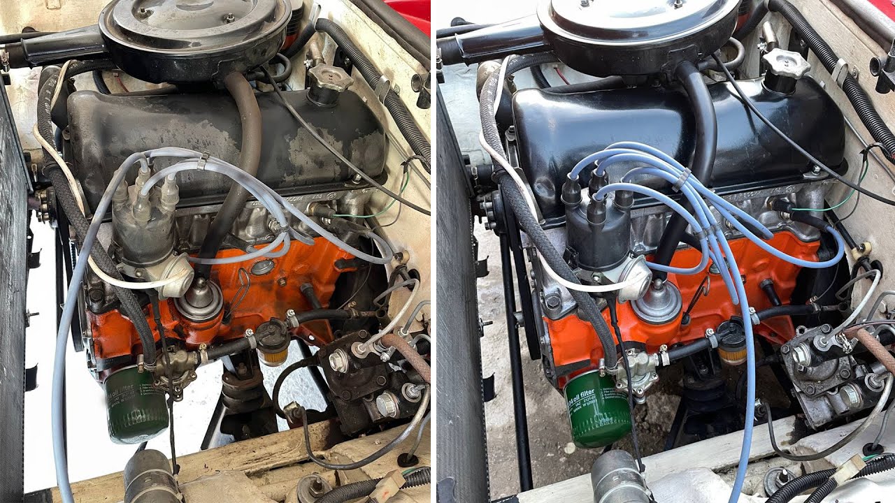 Как легко и с кайфом помыть двигатель в гараже - без химии и мойки ...