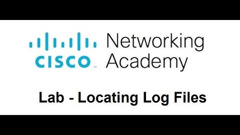 4.4.4 Lab- Locating Log Files (CyberOps)