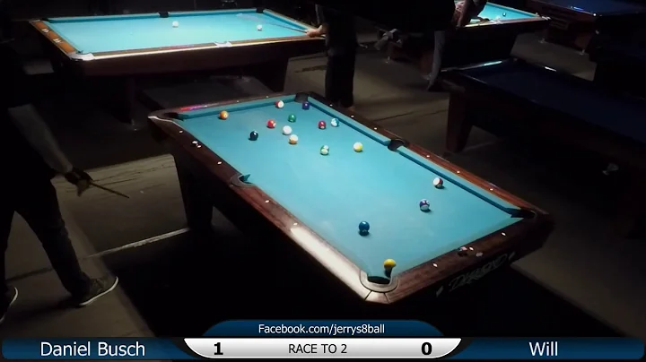 #3 - Daniel BUSCH vs WILL / Jerry's 8-Ball Tournam...
