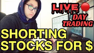 [LIVE] Stock Market Day Trading — Shorting Boeing and JCOM!